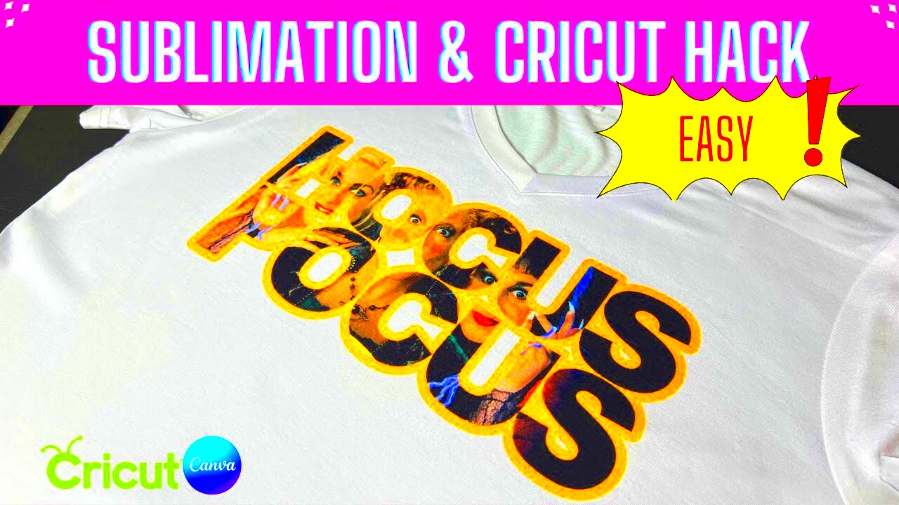 SUBLIMATION TUTORIAL USING CRICUT DESIGN SPACE PRINT LARGE IMAGES 