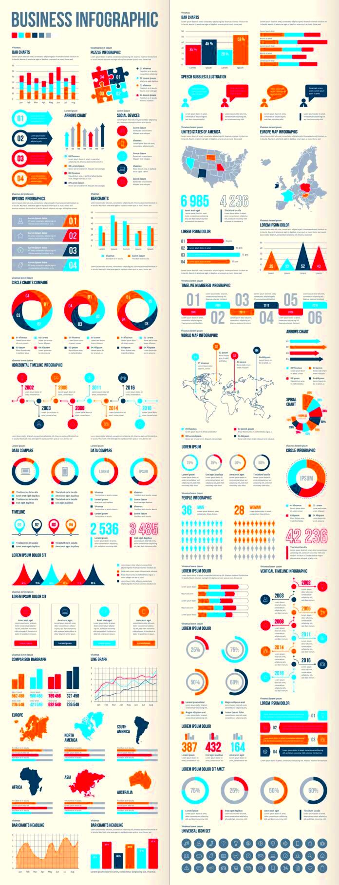 WellDesigned Adobe Stock Business Infographics