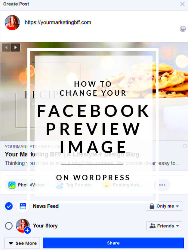 How To Change The Facebook Link Preview Photo  yourmarketingbffcom