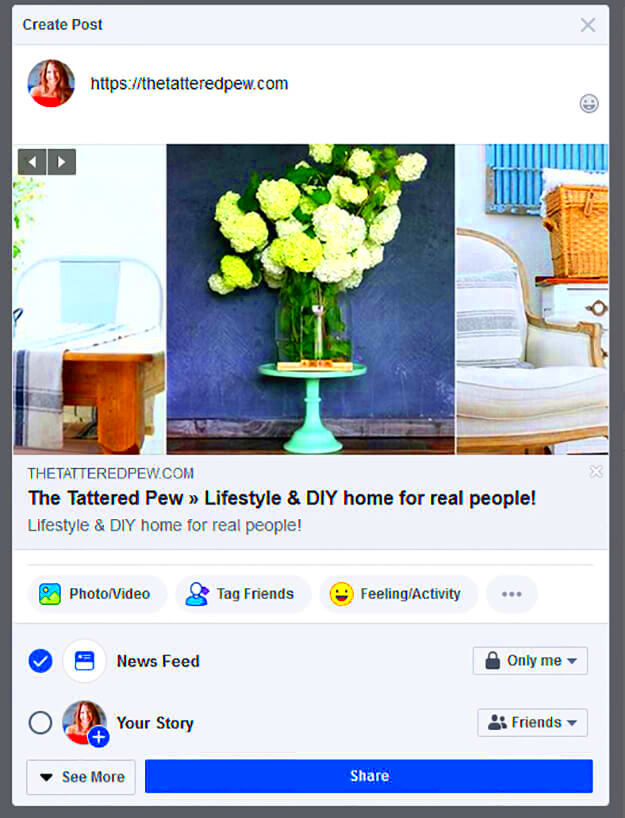 How To Change The Facebook Link Preview Photo  yourmarketingbffcom