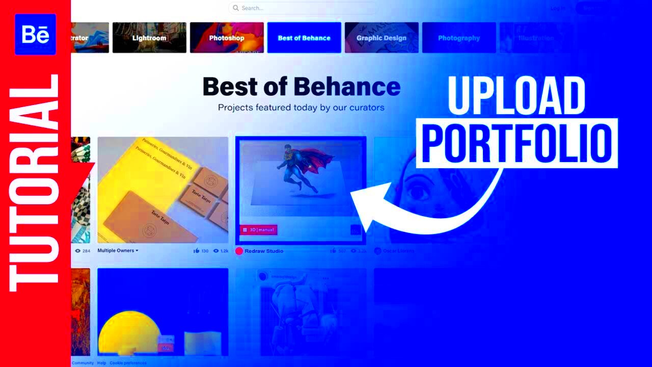 TUTORIAL Behance Cara Upload KaryaPortfolio YouTube