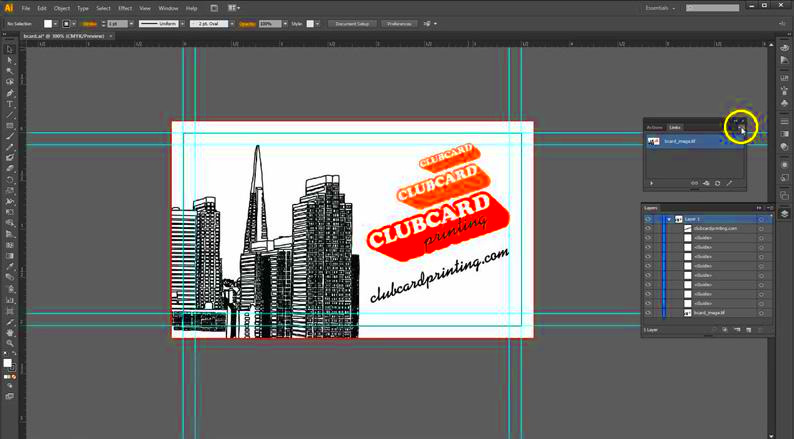 How to Embed Images in an Adobe Illustrator File  Clubcard Tutorials 