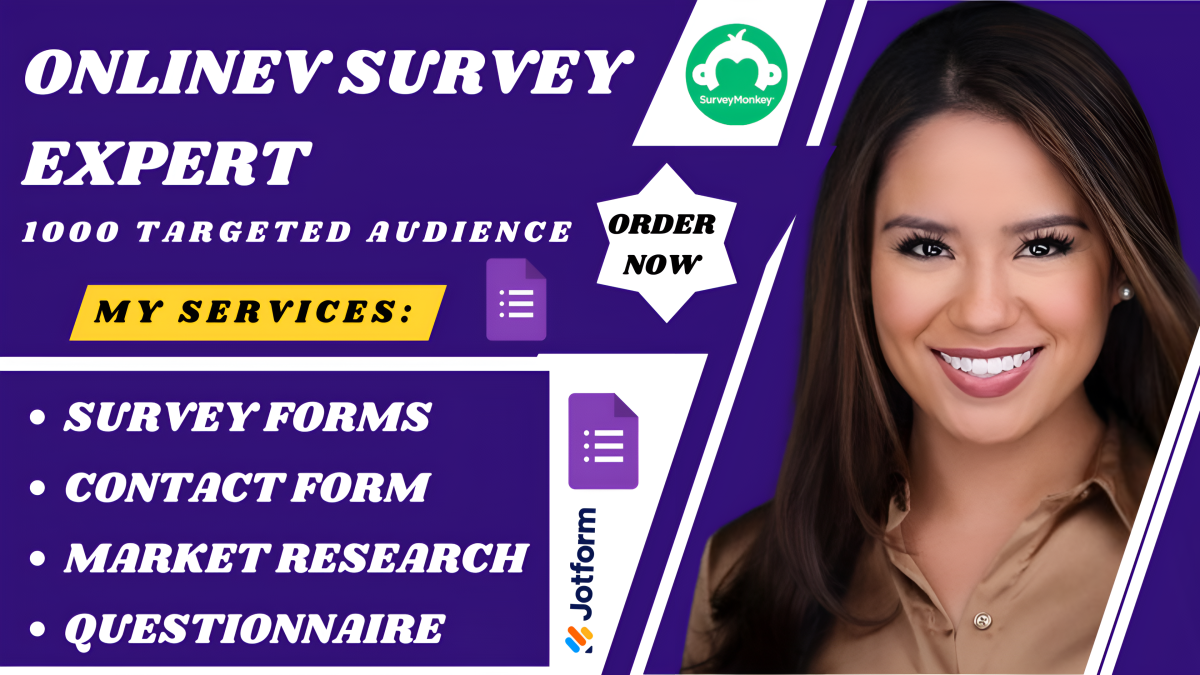 I Will Conduct and Build Online Surveys & Perform Market Research Using Google Forms