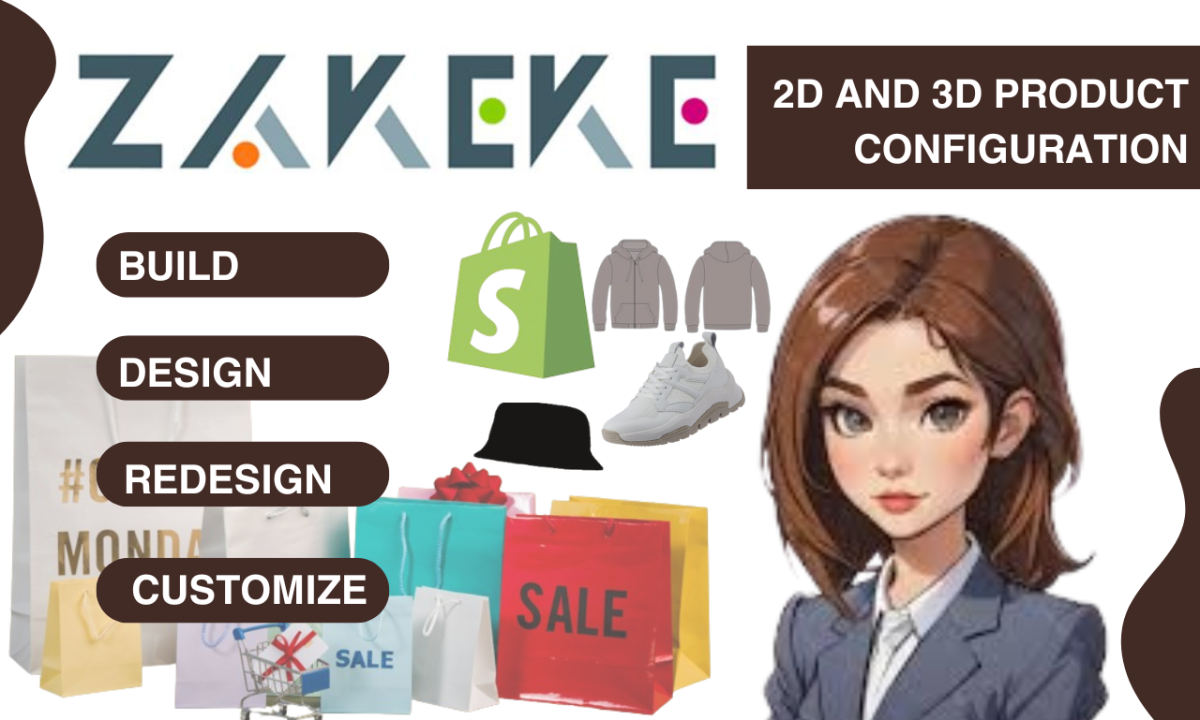 I Will Set Up Zakeke 2D, 3D Customizer, Personalize Product Configuration