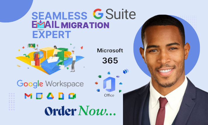 I Will Provide Seamless Email Migration & Data Migration to Google Workspace and Microsoft 365