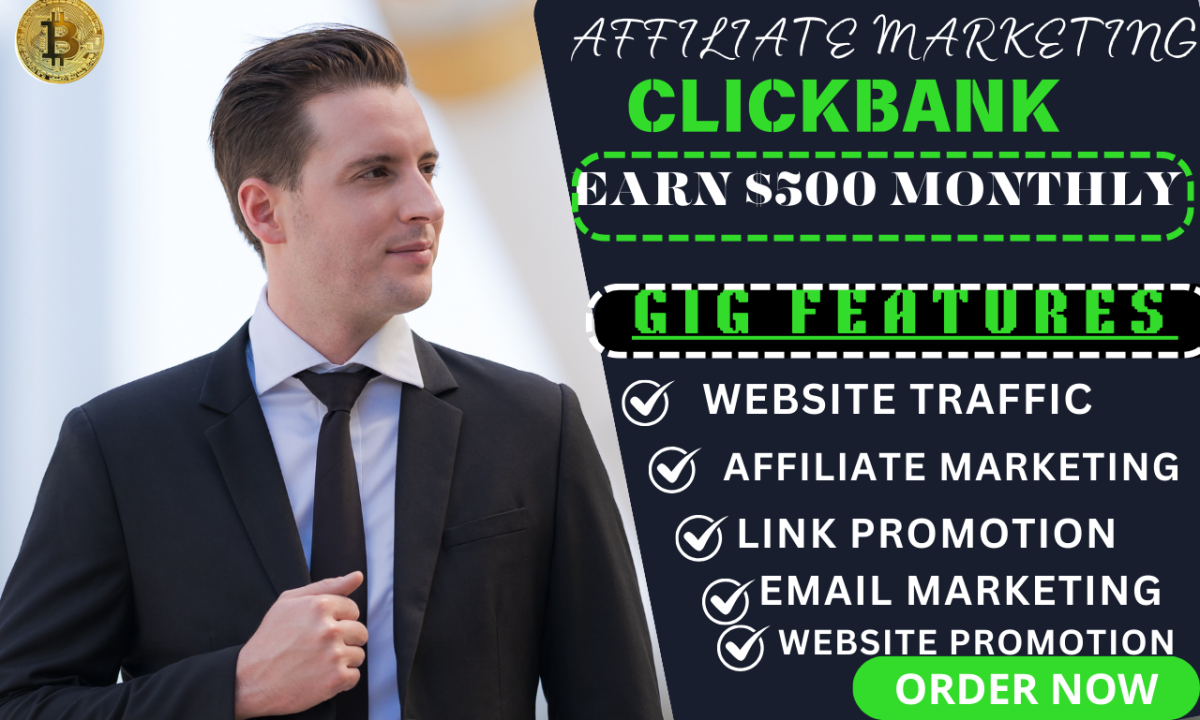 I Will Do ClickBank Affiliate Link Promotion and Signup Website Promotion