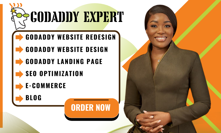 I Will Design WordPress Website, GoDaddy Website Redesign & GoDaddy Website Design