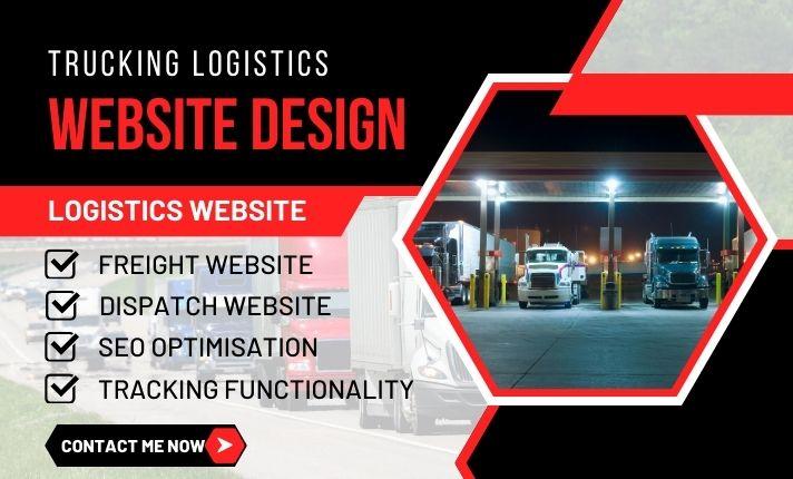 I Will Design Trucking Website, Logistics Website, Dispatch Website, Freight