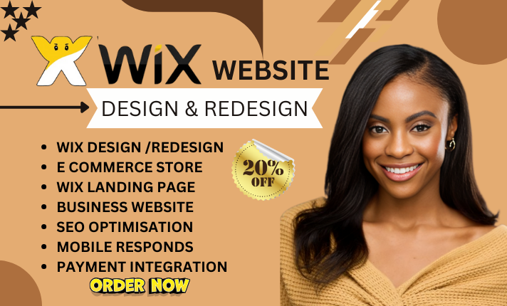 I Will Build Professional Wix Website Design, Redesign & Development with SEO