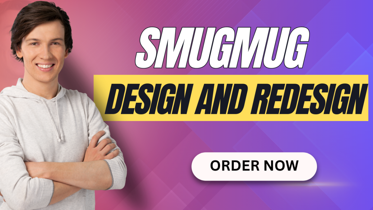 I Will Design a Stunning SmugMug Landing Page and Redesign Your SmugMug Website