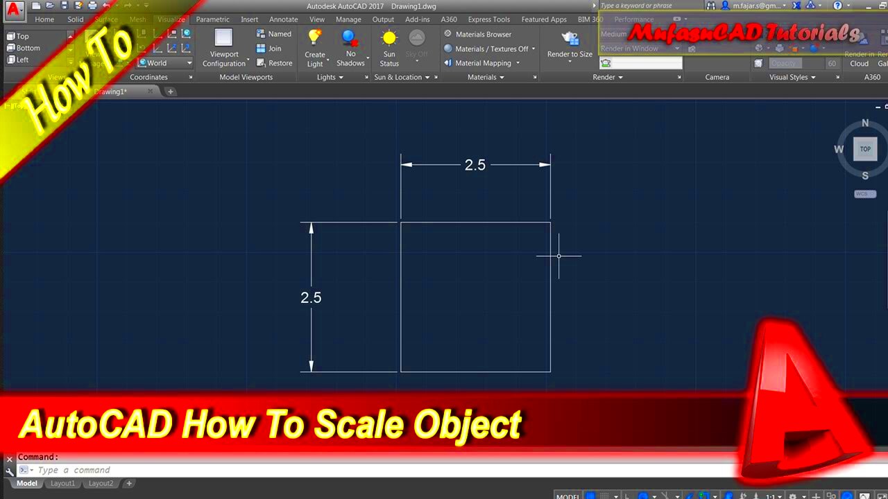 AutoCAD How To Scale  YouTube