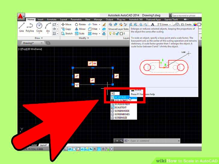 How to Scale in AutoCAD 13 Steps with Pictures  wikiHow