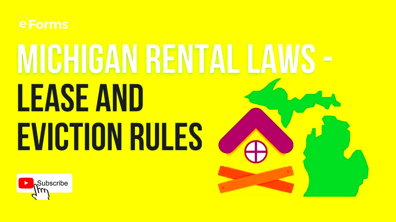 Michigan Rental Laws Lease and Eviction Rules YouTube