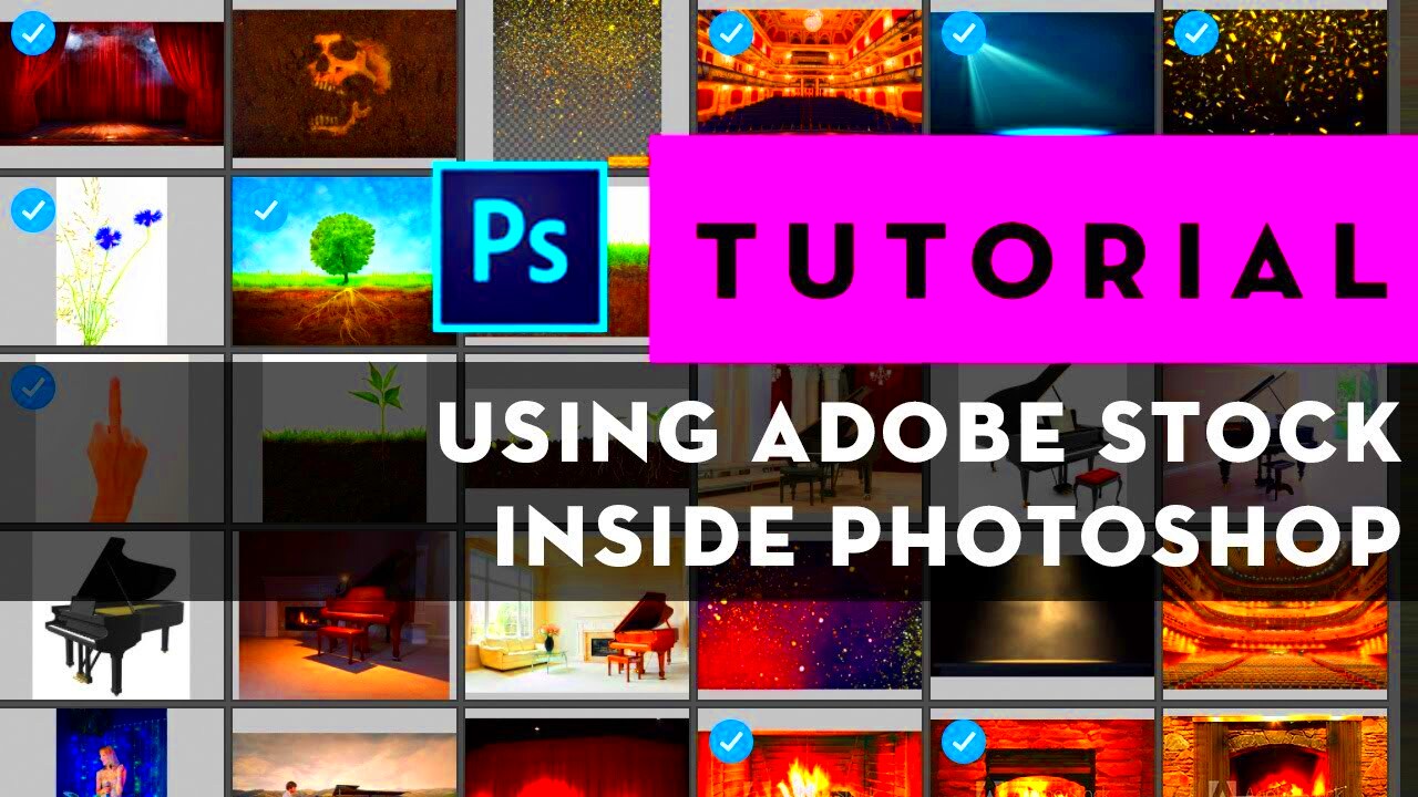 How to use Adobe Stock inside Photoshop TUTORIAL YouTube