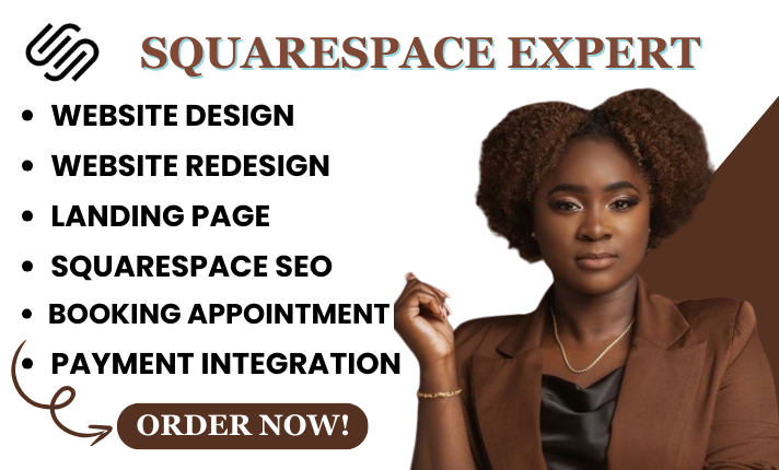 Build Squarespace Website Design, Wix Website Development, Redesign Online Store