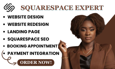 Build Squarespace Website Design, Wix Website Development, Redesign Online Store