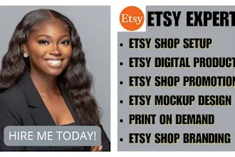 I Will Set Up Your Etsy Shop, Create Product Listings, and Design Digital Planners for Etsy Sales