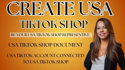 I Will Create a USA TikTok Shop, Setup US TikTok Account, and Launch TikTok Ads to Boost Sales