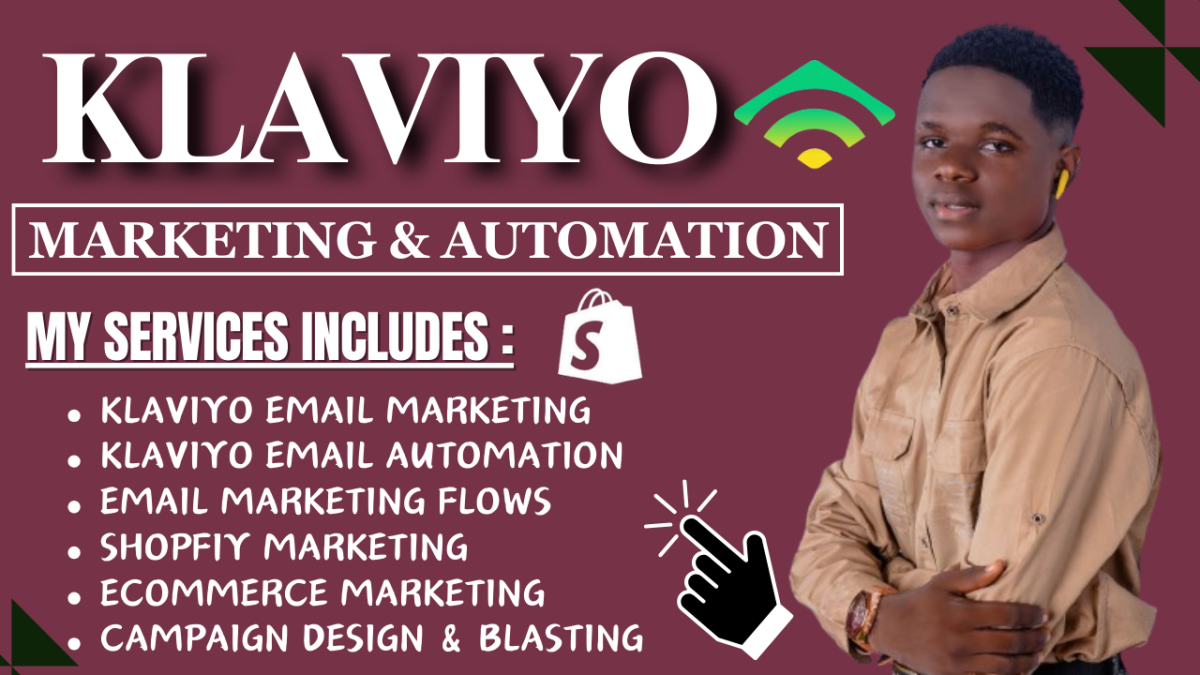 I Will Set Up Klaviyo Flows and Email Marketing for Your Shopify or GoDaddy Website