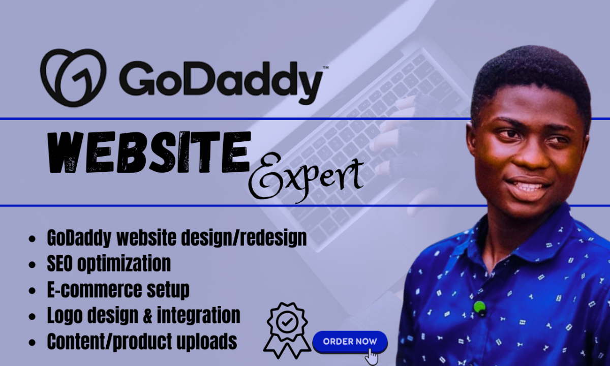 I Will Create, Redesign, and Develop Your GoDaddy Website