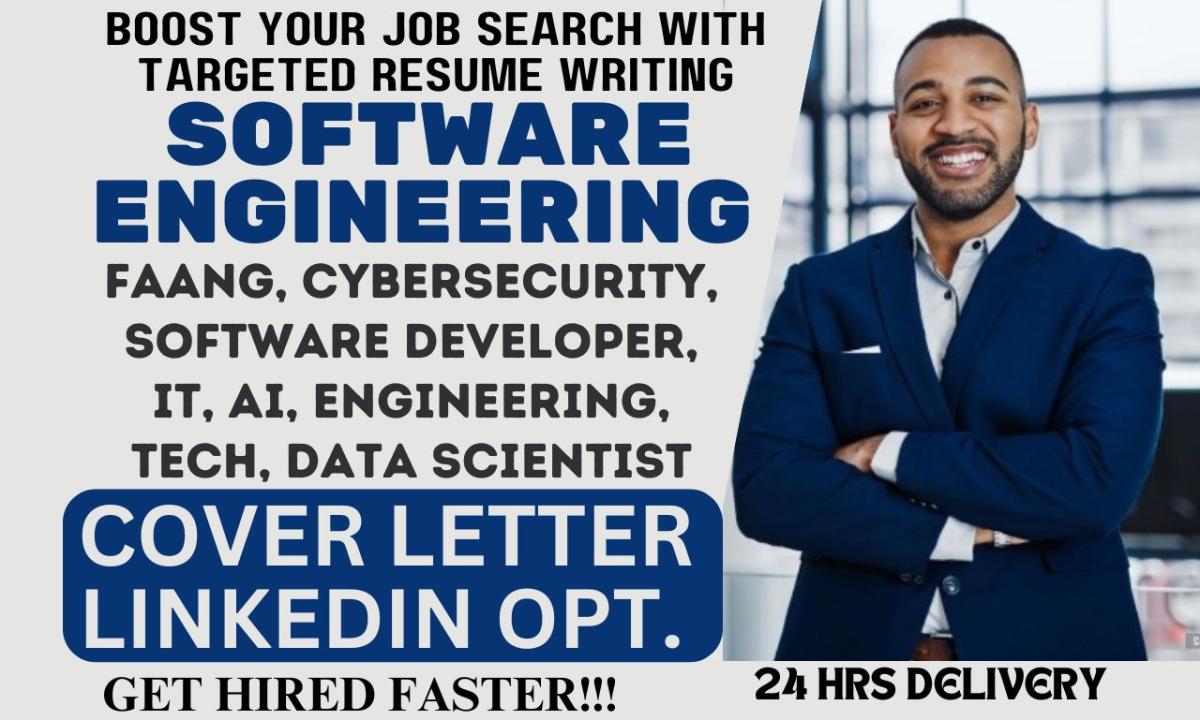 I Will Craft a Winning Resume for Technical, Software Engineering, IT, and FAANG Job Applications as a Tech Recruiter