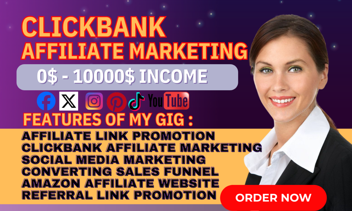 ClickBank Affiliate Link Promotion | ClickBank Affiliate Referral Link Promotion