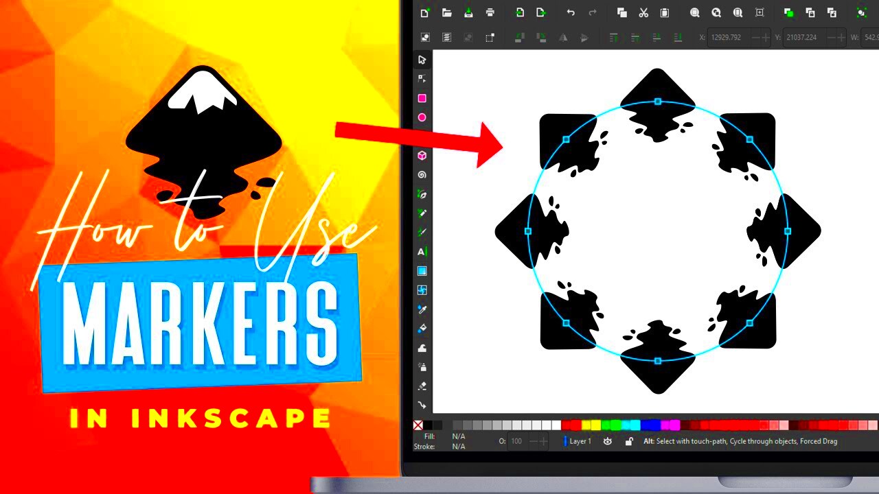 Inkscape create vector object from image  tolfdad