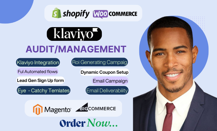 I Manage and Review Your Email Marketing in Klaviyo