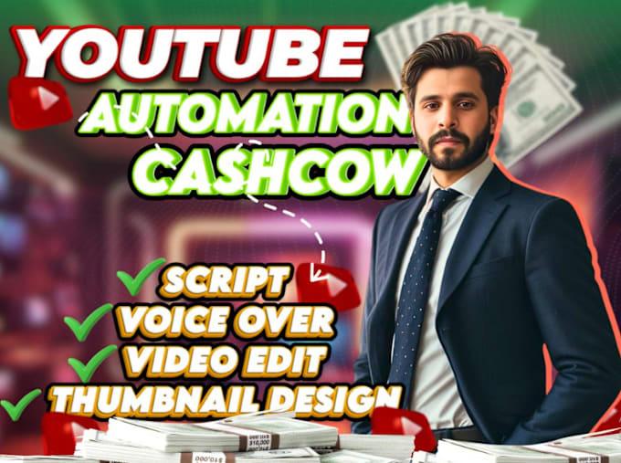 I Will Setup Your YouTube Automation Channel with Top 10 Cash Cow Videos & TikTok Automation