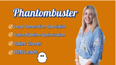 Be Your Phantombuster Lead Generation Specialist & Sales Closer