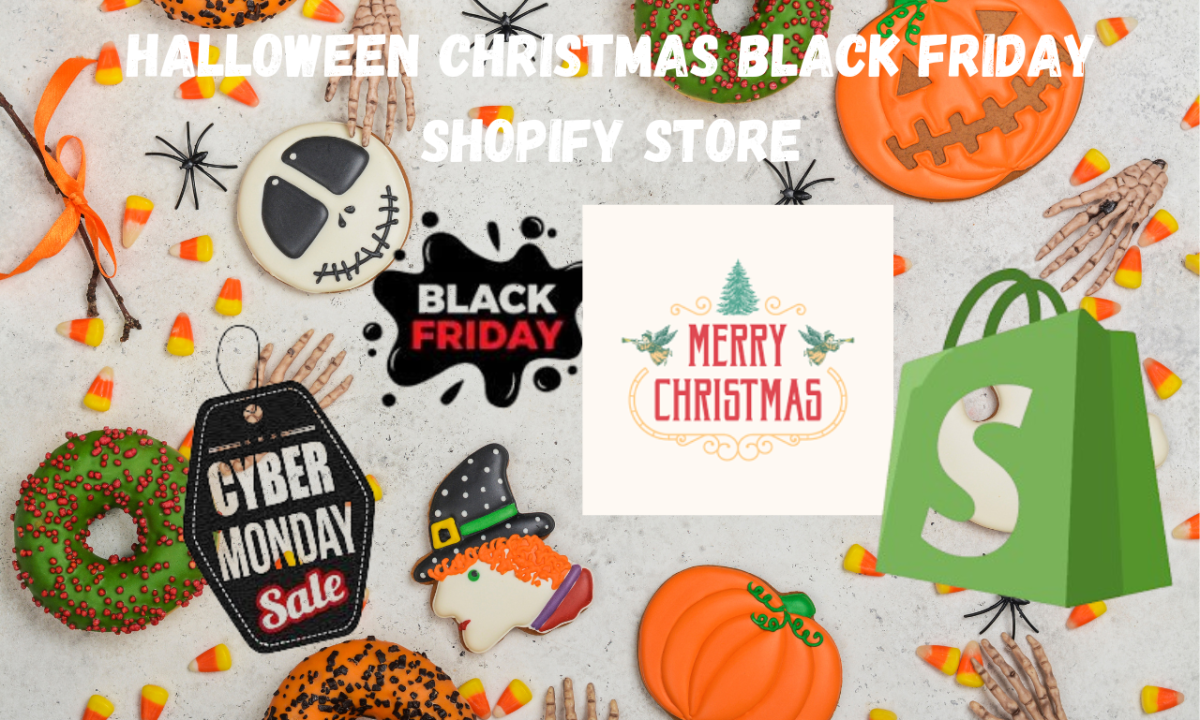 I Will Design Halloween, Christmas, Black Friday, and Cyber Monday Shopify Stores