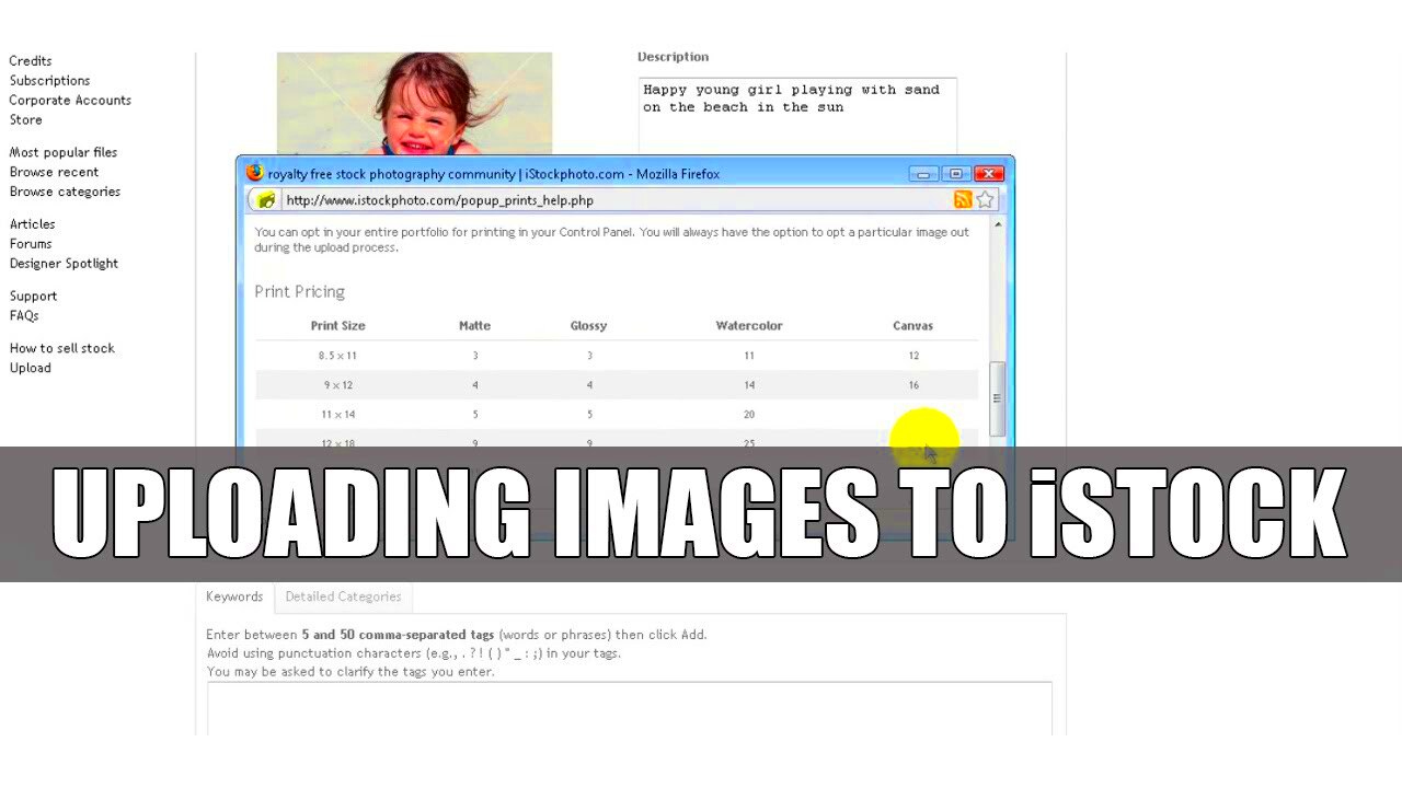 Selling Stock 6 How to Upload Images to iStock YouTube