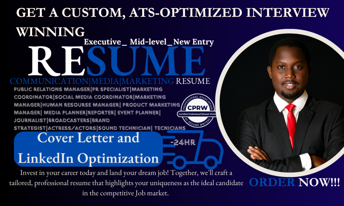 I Will Create Targeted ATS Resumes for Marketing and Communications Professionals