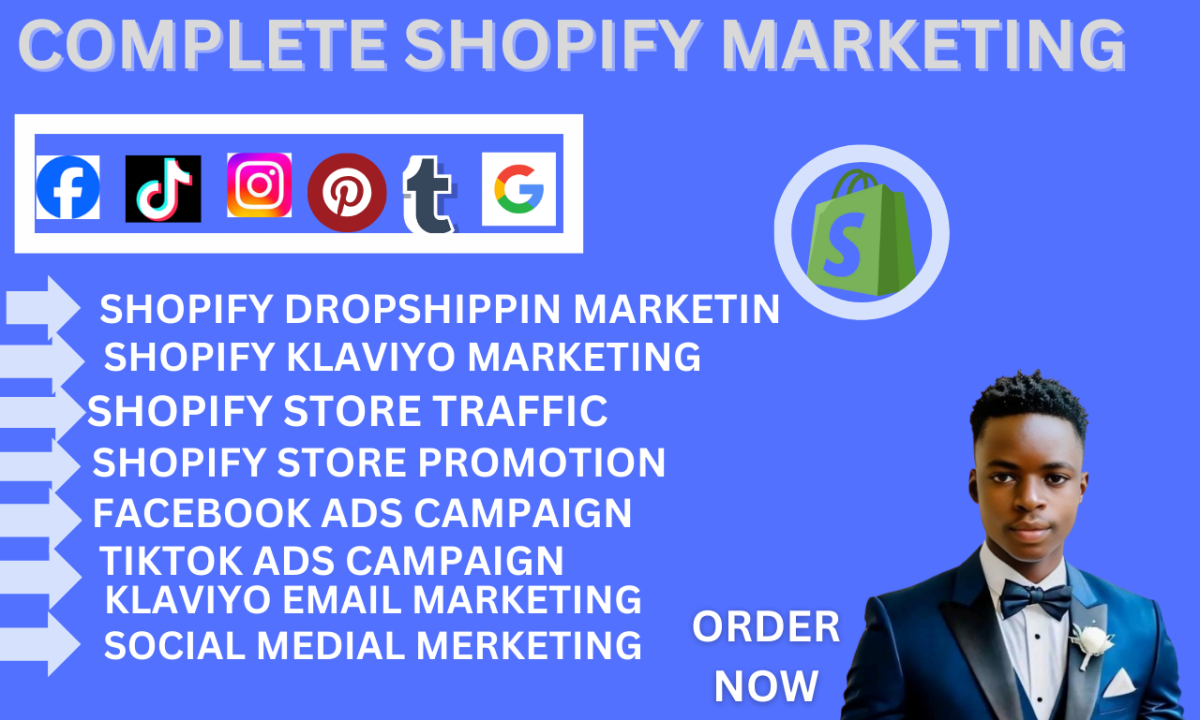 I Will Promote Your Shopify Store to Increase Sales Through Effective Marketing