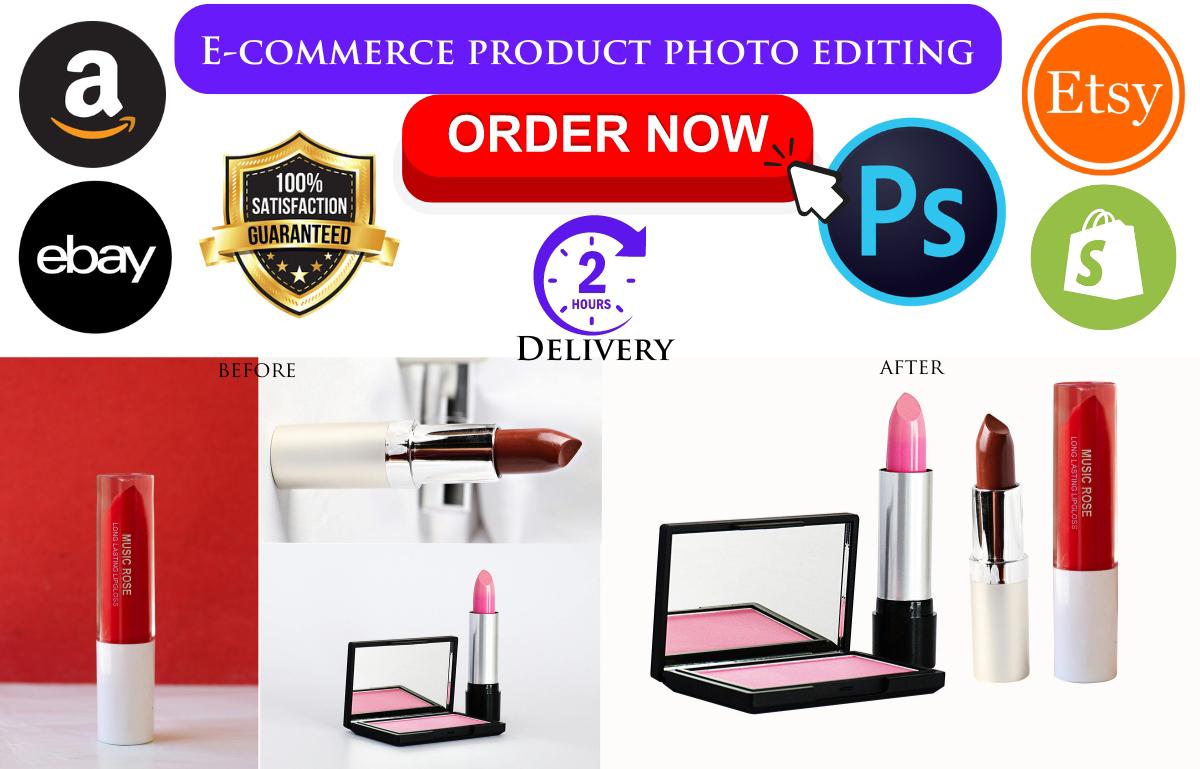 I Will Provide Background Removal, Retouching, Bulk Photo Editing, and Amazon Product Image Editing Services