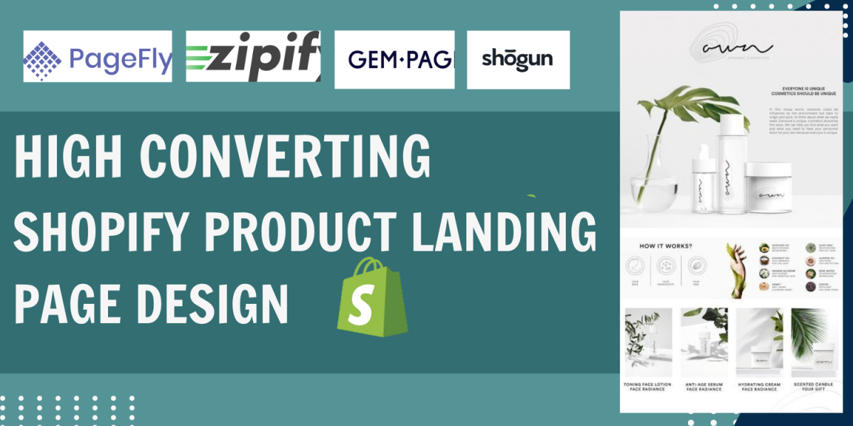 Create a Shopify One Product Store or Product Landing Page by PageFly