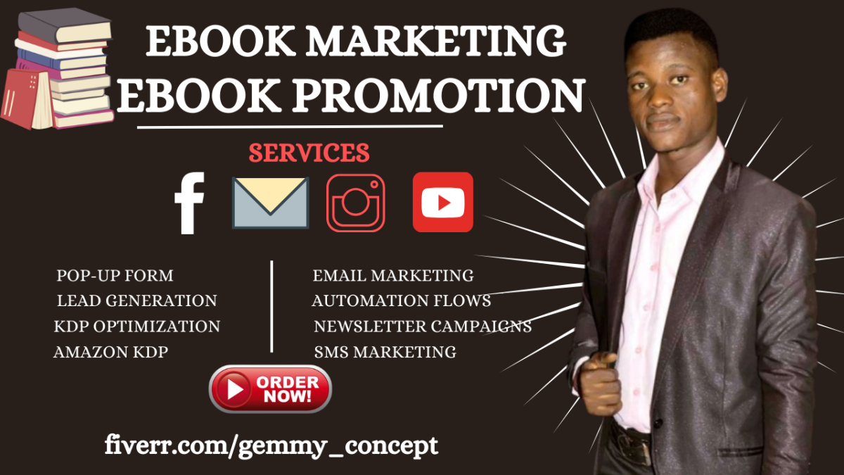 I Will Do Amazon KDP, Book Promotion, eBook Marketing Sales Funnel, and Book Formatting