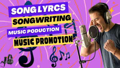I Will Be Your Ghost Songwriter and Write Your Song Lyrics and Melody