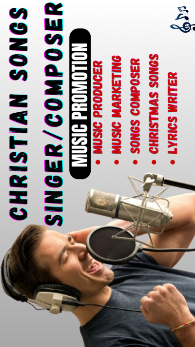 I Will Be Your Lyric Writer, Composer, Singer & Music Producer for Your Pop, Gospel & RnB Song