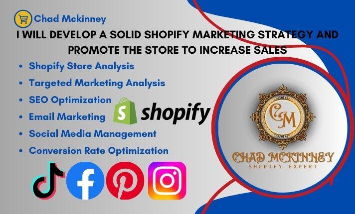 I Will Develop a Solid Shopify Marketing Strategy to Promote Your Store and Increase Sales