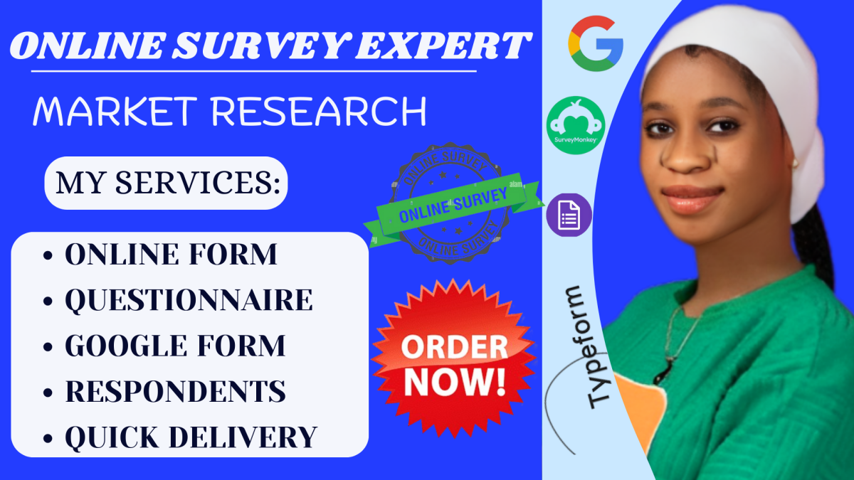 I Will Create an Online Survey with Google Forms and Get 1000 Respondents