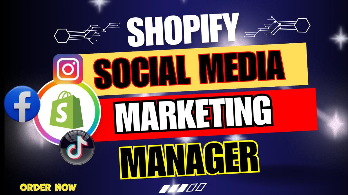 I Will Manage Your Shopify Social Media with Expert FB & IG Video Ads Marketing