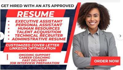 I Will Write Talent Acquisition, Recruiter, HR Assistant, and Human Resources Resume