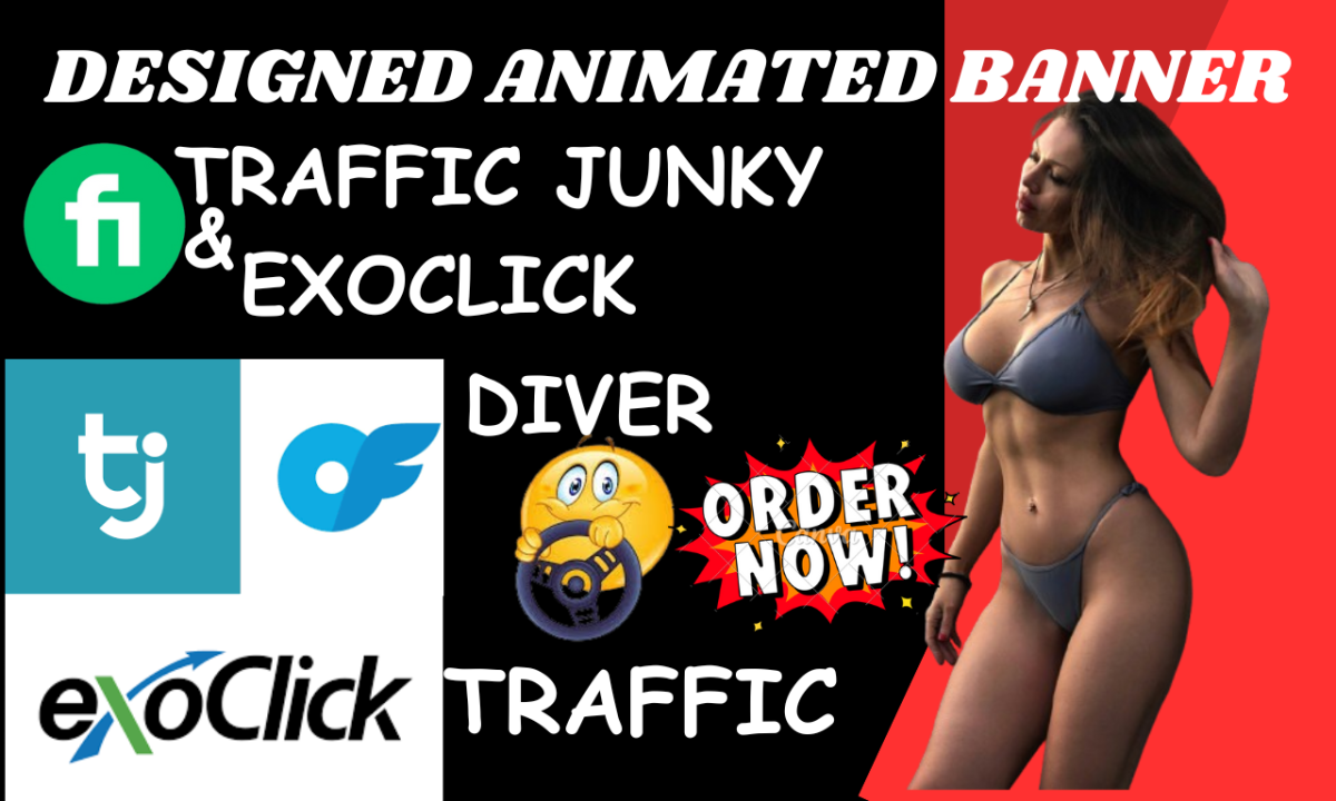 I Will Create Amazing Animated Banners for Traffic Junky and ExoClick