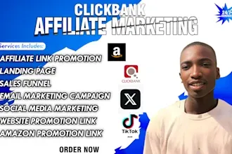 I Will Do ClickBank Affiliate Link Promotion – ClickBank Link Affiliate Marketing