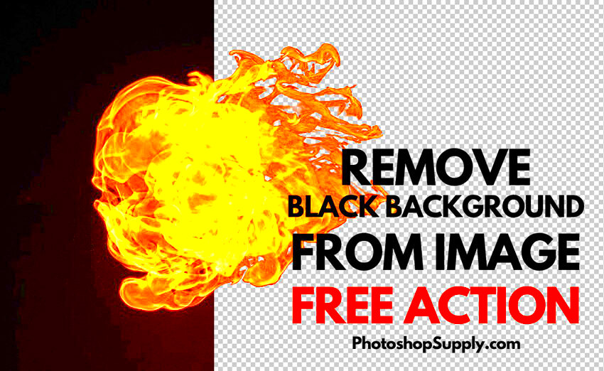 FREE Remove Black Background Photoshop  Photoshop Supply