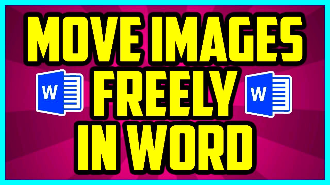 How To Move Images Freely In Microsoft Word  Microsoft Word 2007  