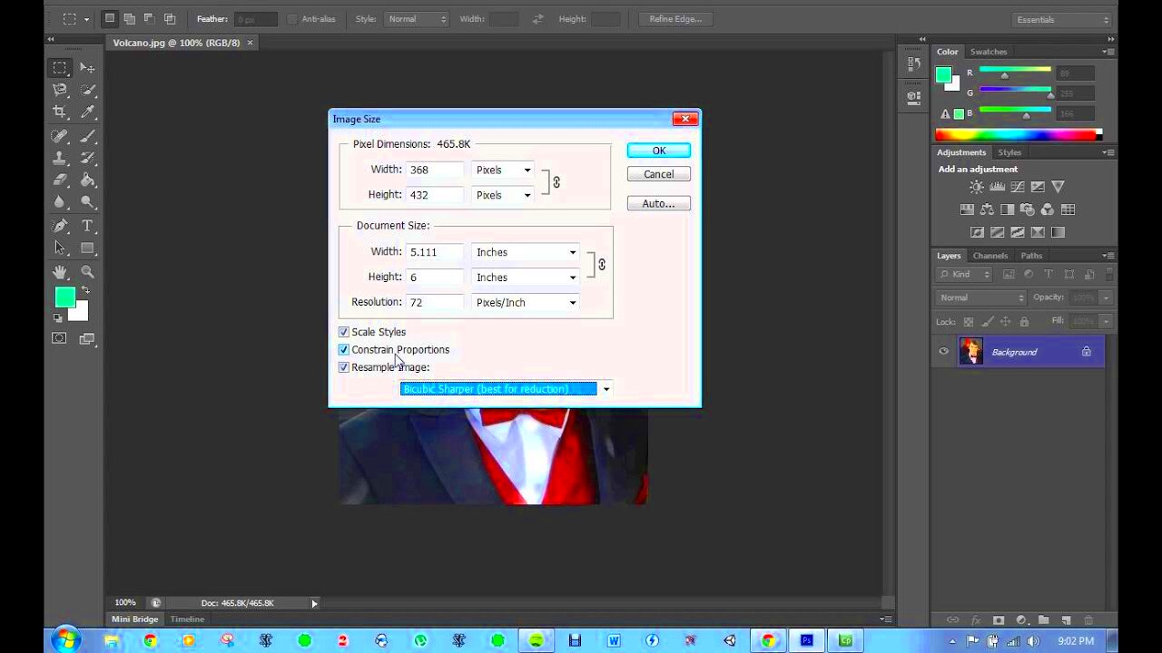 How To Reduce Image Size without Losing Image Quality in Photoshop 