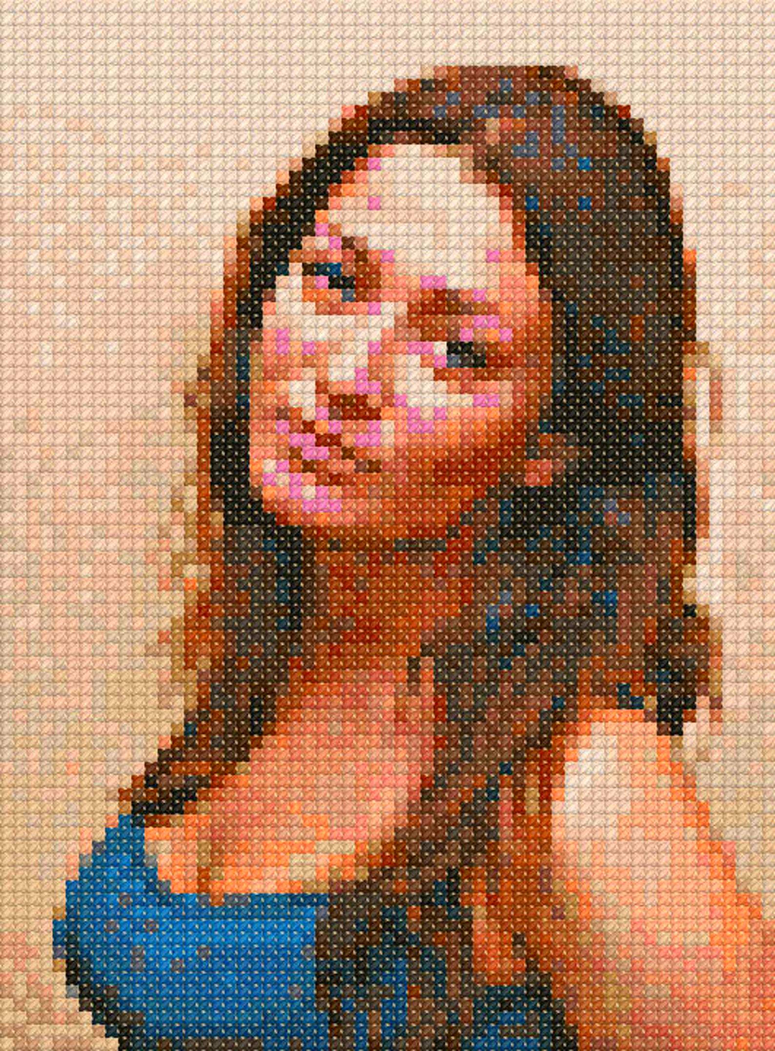 Convert Your Photo to Cross Stitch Pattern PDF Digital File  Etsy