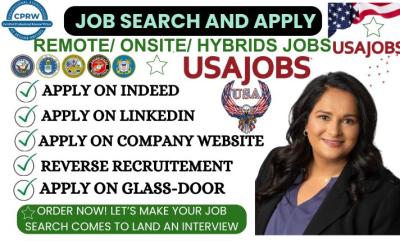 I Will Conduct a Job Search for USA Federal Roles on LinkedIn, Indeed, and Other Websites